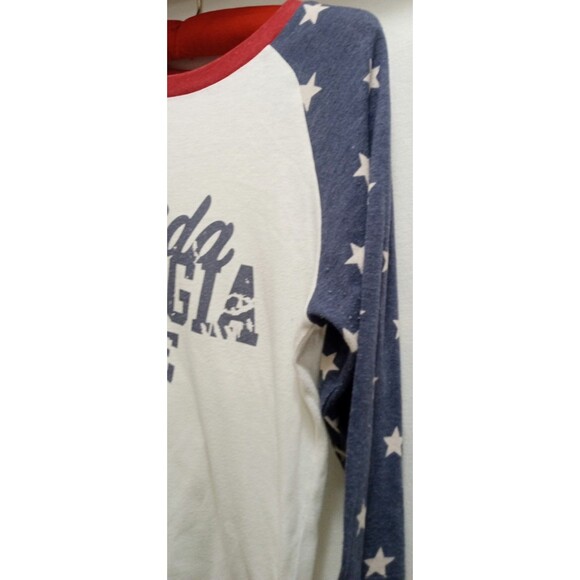 Florida Georgia Line Women's Medium Red White Blue 2016 Dig Your Roots Tour Note - Picture 6 of 8